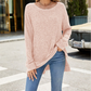 Maglione tunica oversize a maglia morbida da donna