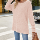 Maglione tunica oversize a maglia morbida da donna