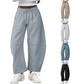 Pantalone Capri con coulisse e tasca
