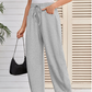 Pantalone Capri con coulisse e tasca