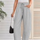 Pantalone Capri con coulisse e tasca