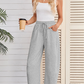 Pantalone Capri con coulisse e tasca