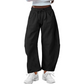 Pantalone Capri con coulisse e tasca