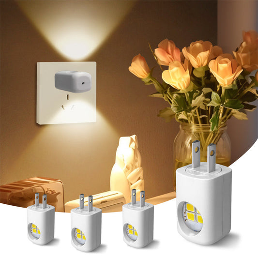 Luce notturna intelligente con presa a muro a LED e auto-dimmer