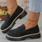 🎁Comodi mocassini da donna con tacco grosso e design slip-on