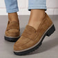 🎁Comodi mocassini da donna con tacco grosso e design slip-on