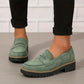 🎁Comodi mocassini da donna con tacco grosso e design slip-on