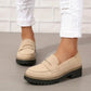 🎁Comodi mocassini da donna con tacco grosso e design slip-on