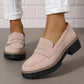 🎁Comodi mocassini da donna con tacco grosso e design slip-on
