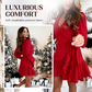 Abito elegante da donna con scollo a V