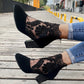 Tacchi alti eleganti estivi da donna in pizzo
