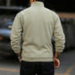 Top eleganti a maniche lunghe con mezza zip da uomo