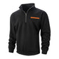 Top eleganti a maniche lunghe con mezza zip da uomo