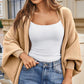 Women's Elegant Open Front Cardigan