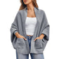Women's Elegant Open Front Cardigan