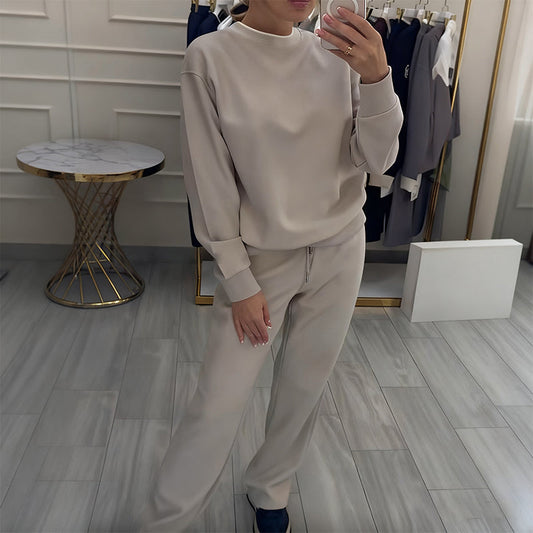 Speciale limitato nel tempo⏰Maglie a girocollo di moda da donna ＆ Pantaloni 2 pezzi