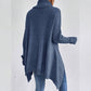 Maglione dolcevita tinta unita moda donna