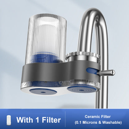 Filtro Universale per Acqua del Rubinetto, Smontabile e Lavabile per Uso Domestico