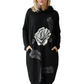 Women's Casual Long Hooded Sweatshirt