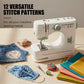 Macchina da cucire elettrica compatta per uso domestico