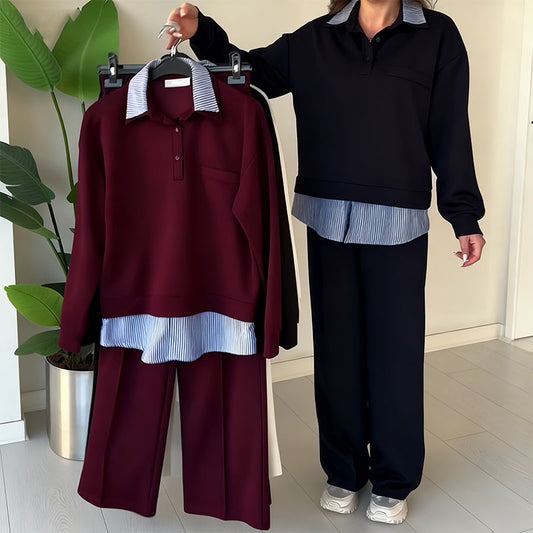 ✨ Set di maglieria a 2 pezzi dall'eleganza naturale — Offerta limitata