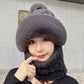 😍CALDA VENDITA🥰 Cappello sciarpa donna invernale caldo e antivento in peluche