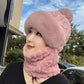 😍CALDA VENDITA🥰 Cappello sciarpa donna invernale caldo e antivento in peluche