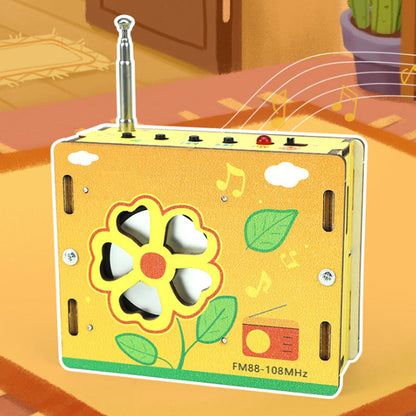 Giocattoli educativi per bambini Mini radio fai da te
