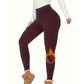 Leggings caldi slim fit ad alta elasticità per donna
